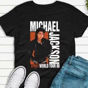 Michael Jackson Bad World Tour Vintage Graphics Unisex T-shirt